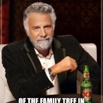 The Most Interesting Man In The World | me from heaven watching my great grandson end the bloodline; of the family tree in 2147 (he decided he likes men) | image tagged in memes,the most interesting man in the world | made w/ Imgflip meme maker