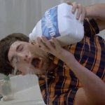 Ian bleaching his eyes iut