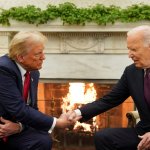 Biden Trump Handshake