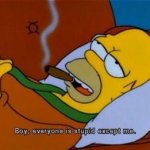 Everyone is stupid, except me