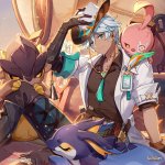 Happy Birthday Ifa! (23.03.2026) | image tagged in ifa birthday art,birthday,genshin impact | made w/ Imgflip meme maker