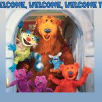 Welcome, welcome, welcome to the big blue house! EXTENDED template