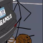 Trollface Kneeling on George Floyd's neck