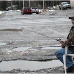 Fishing in a puddle