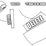 It had to be done template