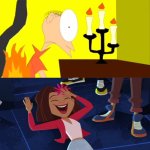 Lacienega Boulevardez Laugh at Matthew's clothes on fire | image tagged in who laughs at matthew's clothes on fire,deviantart,disney,disney channel,deviantart week,deviantart week 2 | made w/ Imgflip meme maker