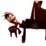 caine piano meme