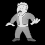 Oah! Vault boy | image tagged in worried vault boy | made w/ Imgflip meme maker