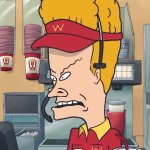 Beavis Fast Food GIF Template