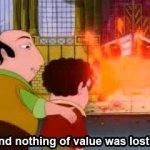And nothing of value was lost GIF Template