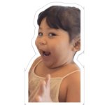 Baby with a no sir hand