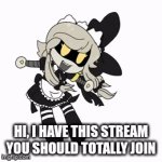 Link in comments | Hi, I have this stream you should totally join | image tagged in gifs,murder drones | made w/ Imgflip video-to-gif maker