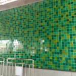 Subway green tile