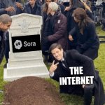 In case you didn’t know, Sora AI is being shut down!!!! HELL YEAH | The internet | image tagged in grant gustin over grave,memes,internet,sora,ai,chatgpt | made w/ Imgflip meme maker