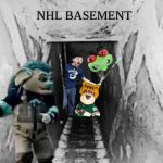 Seattle Kraken meme | NHL basement | image tagged in creepy thing in the basement,kraken,nhl,hockey,seattle,sports | made w/ Imgflip meme maker