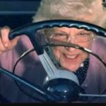 Grandma in a fast car