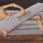 Zombie getting out of coffin