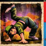 Austin Durein doing a weird cartwheel