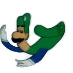 Cartoon Flat Luigi