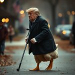 Donald Trump lame duck meme