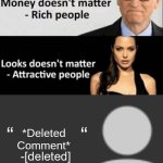 GUYS LETS GET THIS MEME UPPPPP | *Deleted Comment* | image tagged in - deleted | made w/ Imgflip meme maker