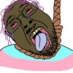 Wojak suicide blackface