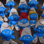 Angry Smurfs | image tagged in smurfs,smurf,funny,funny memes,memes,angry | made w/ Imgflip meme maker