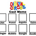 Make your own The Amazing Digital Circus Cast