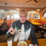 Guy Gardner Eating Cereal