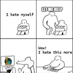 Day 485 of Arcane memes until the next season/series comes out. | let me help | image tagged in i hate myself,arcane | made w/ Imgflip meme maker