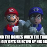GIT GUD!!! | Me and the Homies when the that one annoying guy gets rejected by his dream girl: | image tagged in gifs,smg4 | made w/ Imgflip video-to-gif maker