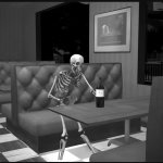 SMG4 sad skeleton meme