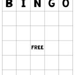 Custom Bingo Board template