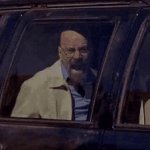 walter shouting in car