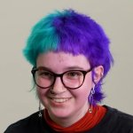 Leftist w/ Blue & Aqua Hair