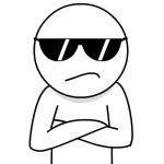 Cool guy GIF Template