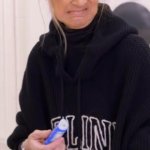 Celine Dion smelling something nasty