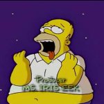 Homer Thirsting GIF Template