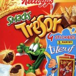 Smacks Trésor box with Titeuf stickers