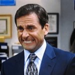 Cringe face mike the office