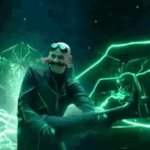 sonic 2 dr robotnik playing guitar on his leg meme