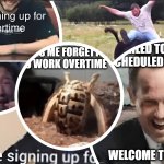 overtime mayhem meme