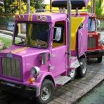 Purple Truck Mexican Fair Rides