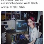 Slept for a long time, babe