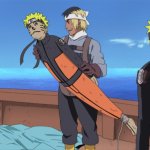 Naruto as fish bait