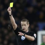 Referee yellow card