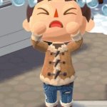 Screaming villager
