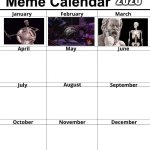 My fyp be like: | 2026 | image tagged in meme calendar | made w/ Imgflip meme maker