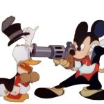 Donald Duck and Mickey Mouse's Gun
