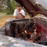 Elvis' car fire